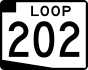 State Loop 202 marker