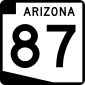 SR 87 route marker