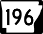 Highway 196 marker