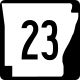 Highway 23 marker