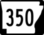 Highway 350 marker
