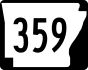 Highway 359 marker
