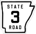 State Road 3 marker