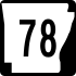 Highway 78 marker
