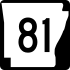 Highway 81 marker