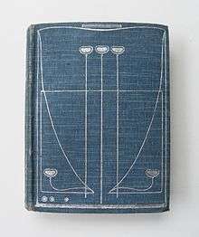 Art Nouveau book cover, designed by Talwin Morris, from collection of Glasgow School of Art Library