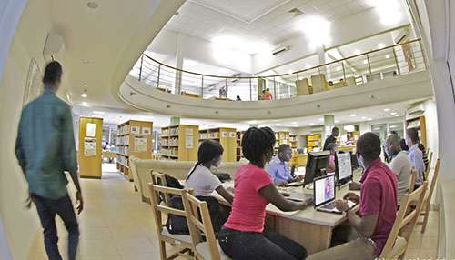 The Todd & Ruth Warren Library at Ashesi