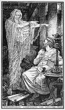 Athenodorus and the ghost, by Henry Justice Ford, c.1900