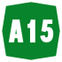 A15 Motorway shield}}