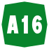 A16 Motorway shield}}