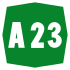 A23 Motorway shield}}