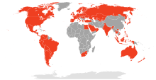 Map of Global Availability of Google Play Books