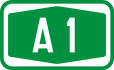 A1 Motorway shield}}