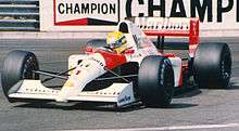 Senna's McLaren during the 1991 Monaco Grand Prix