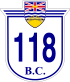 Highway 118 shield