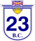 Highway 23 shield