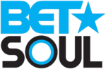 The logo for BET Soul. The letters "B-E-T" appear in a bold blue font, with a star of the same size on the right. Below those letters, black bold capital letters spell out "soul", with the O in "soul" consisting of a small bullseye figure with black on the outer circle, a thin blue circle within it, and a large white circle as the last inner circle.