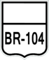 BR-104 shield}}