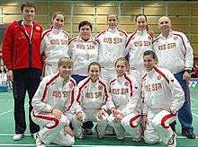  Women's badminton team of Russia