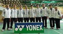  Men's badminton team of Scotland