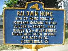 Baldwin home, Oxford, NY.