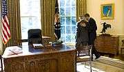 Barack Obama and Harry Reid in the Oval Office
