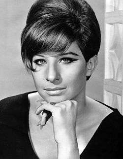 Photo of Barbra Streisand in 1965.