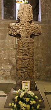 Photo of a stone high cross
