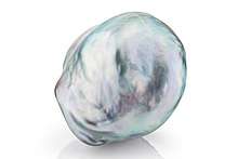 A large 20mm South Sea Cultivated Baroque pearl from the private collection of Daniel Moesker
