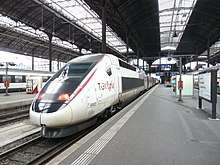 TGV POS in Basel SBB railway station