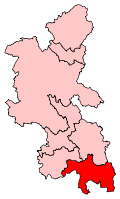 A medium constituency, located in the far south of the county.