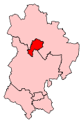 A small constituency, located north of the centre of the county.