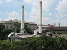The Bellefield Boiler Plant as it looked in 2008.