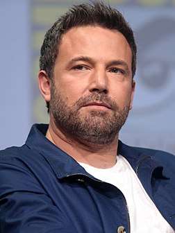 Photo of Ben Affleck at the 2017 San Diego Comic-Con International.