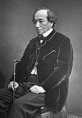 photograph of Benjamin Disraeli
