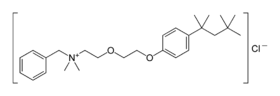 Kekulé, skeletal formula of benzethonium chloride