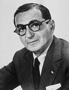 A black-and-white portrait of Irving Berlin