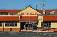 Bertucci's restaurant Rt.1, Peabody, Massachusetts
