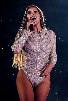 Beyoncé performing.