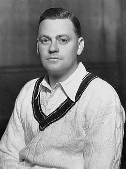 Bill Woodfull in 1934
