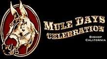 The logo of Bishop Mule Days