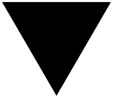 Women who did not conform to the Nazi ideal for women were imprisoned and labeled with a black triangle. Some lesbians reclaimed this symbol for themselves as gay men reclaimed the pink triangle.