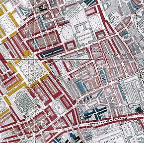old map of Bloombsbury in London