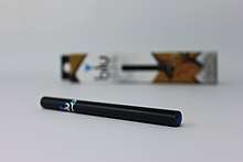 The blu disposable model of e-cigarette.