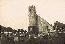 Blundeston Church in 1929