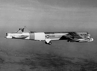 The test of B-52H 61-0023 demonstrated the loss of vertical stabilizer in strong winds.