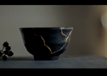Kintsugi black bowl