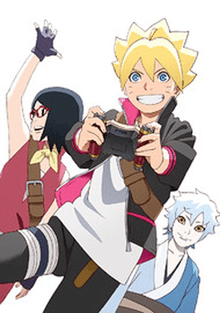 An image featuring three teenagers from Konohagakure
