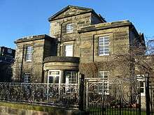 Photograph of Boswall House, built by a Chancellor of the University of Edinburgh