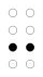 ⠤ (braille pattern dots-36)&#x20;